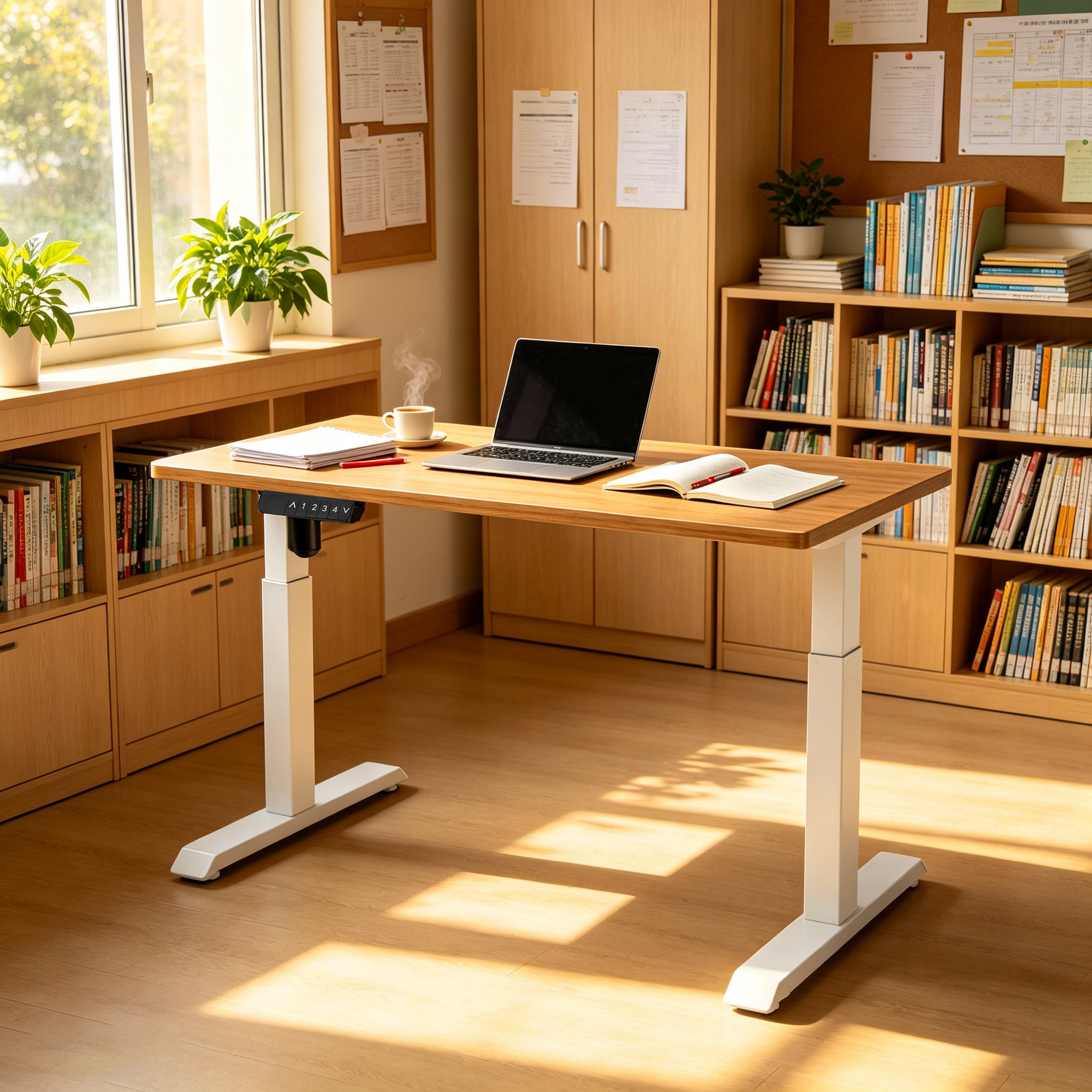 YT-01 B2B Height-Adjustable Office Desk Base – Reinforced Single-Motor Lift + SKU Efficiency + Contract Furniture Supply