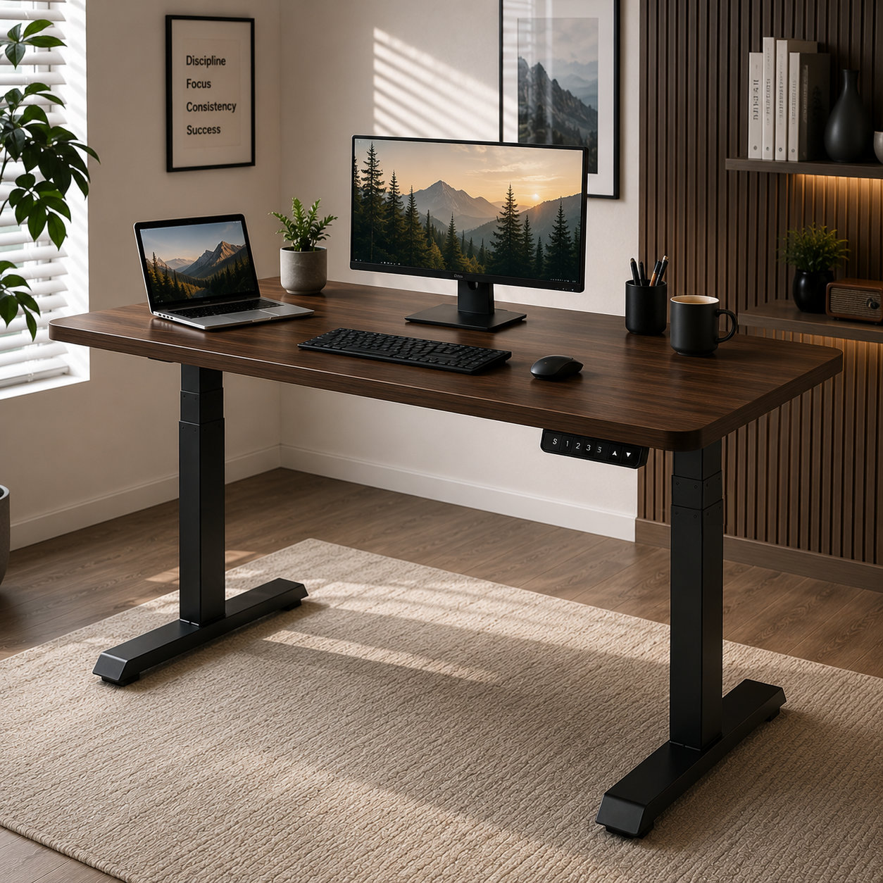 ZY-03 Dual Motor Office Desk Frame with 3-Stage Height Adjustment and Modular Design for International Distributors