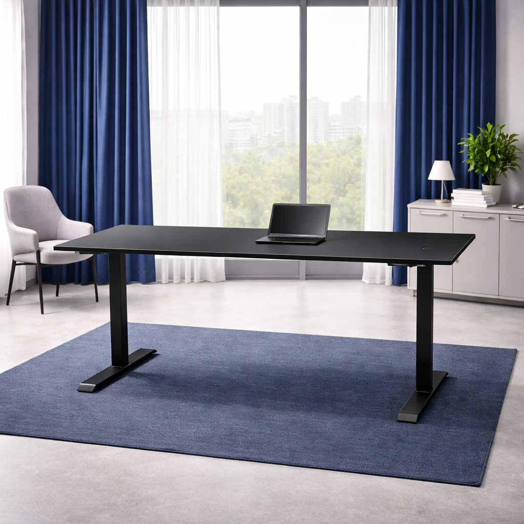 ZY-02 Dual Motor 2-Stage Standing Desk Conference Room Setup
