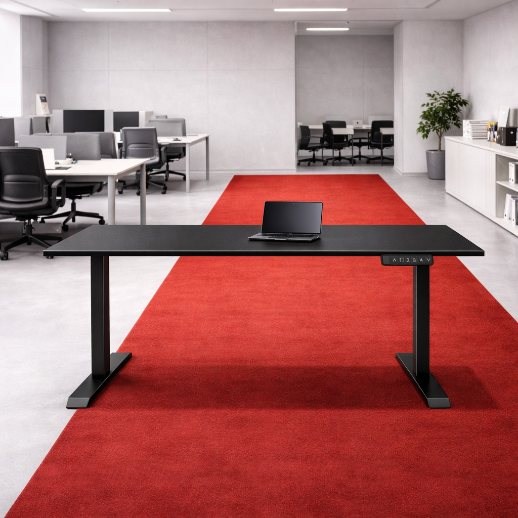 ZY-02 Dual Motor 2-Stage Standing Desk Home Office Setup