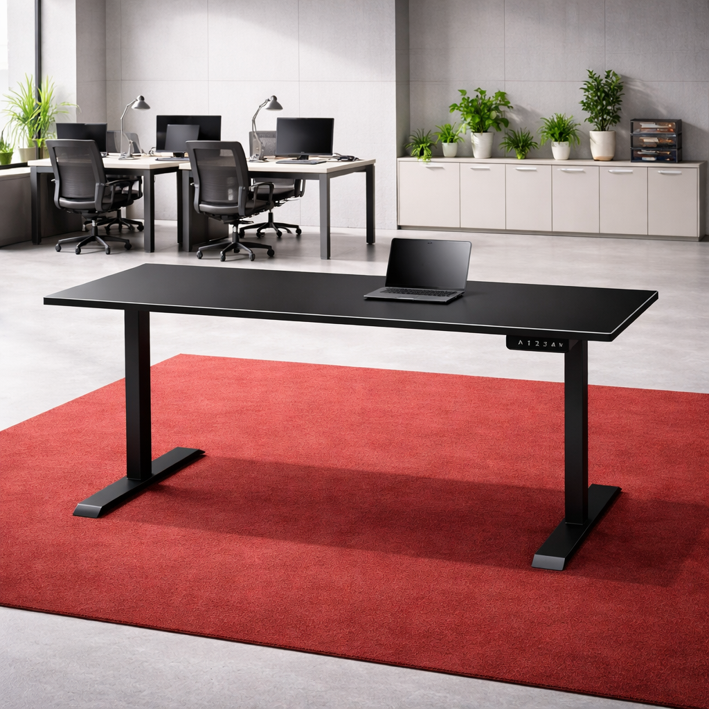 ZY-02 Electric Standing Desk Bright Modern Office Scene