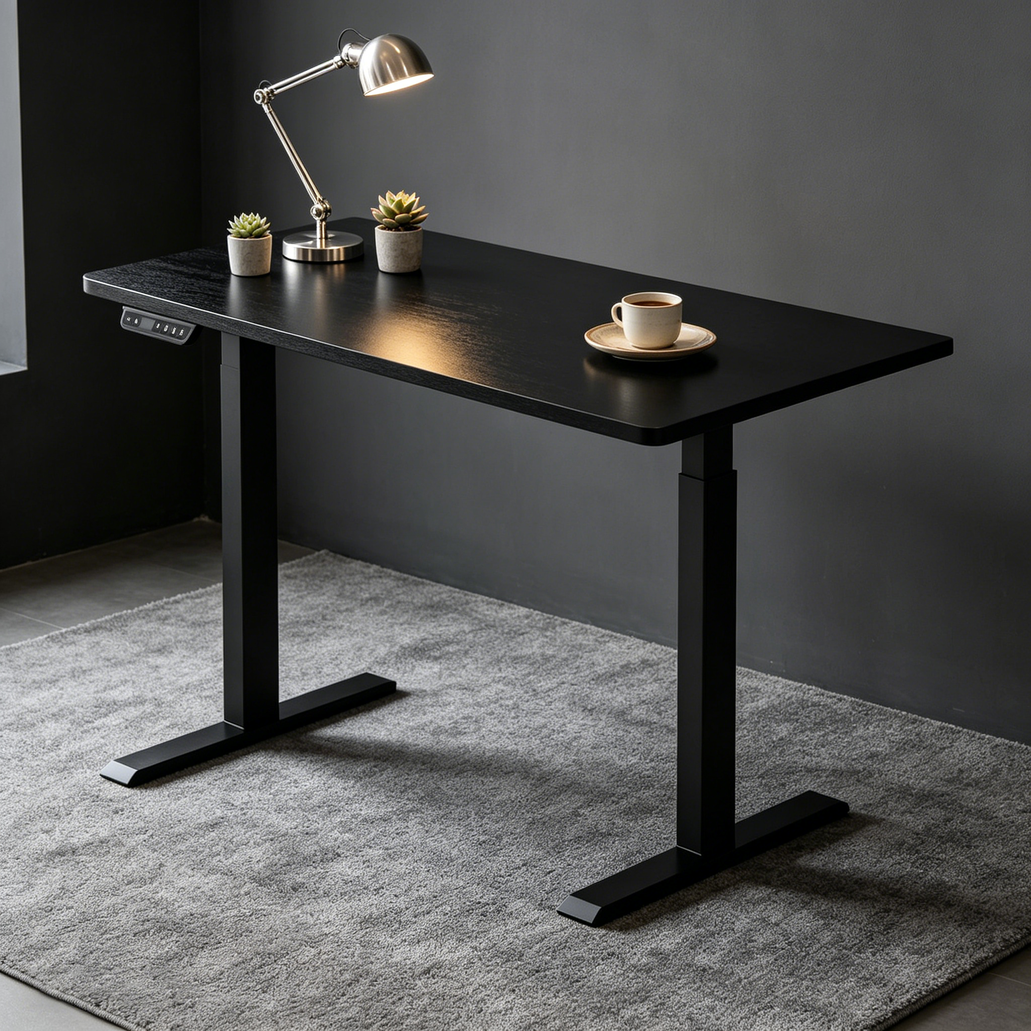 ZY-02 Electric Sit Stand Desk with Dual Motor Drive and Programmable Heights for Educational Facilities