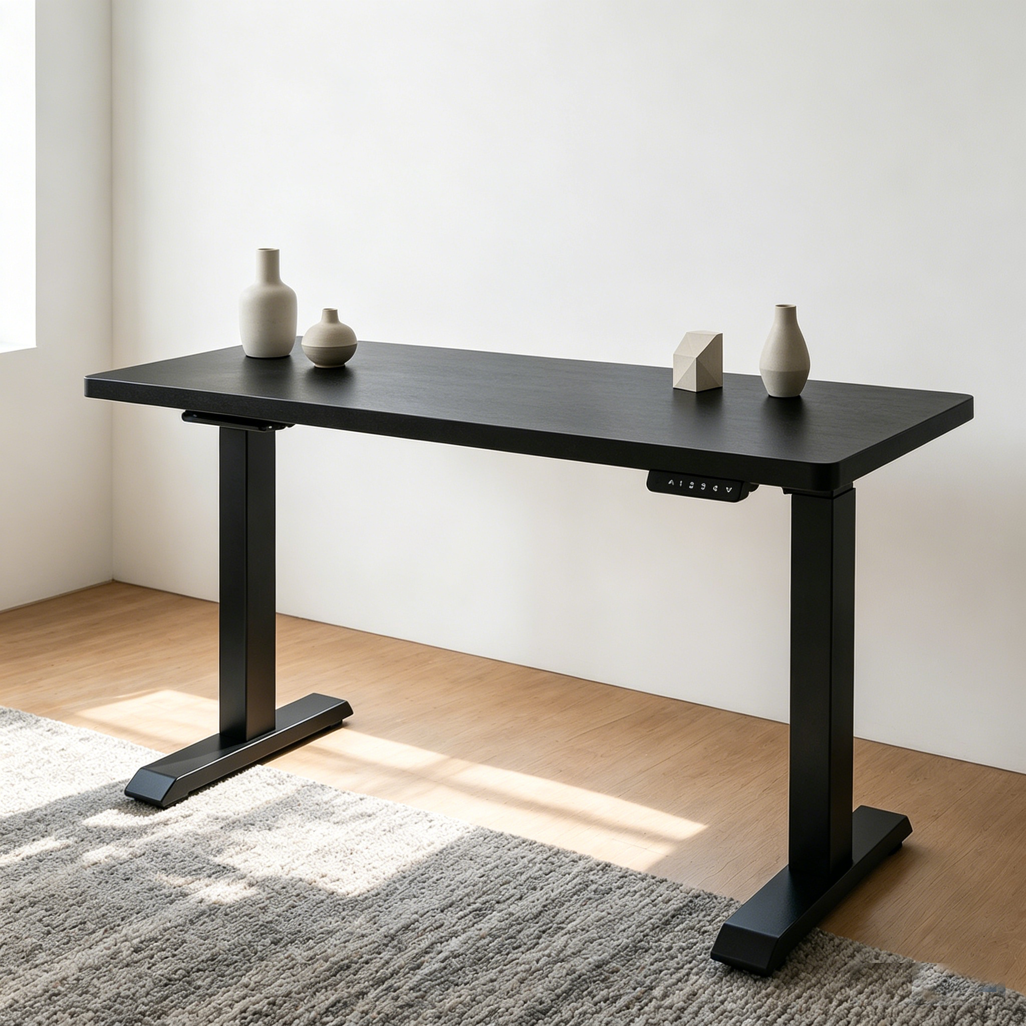 ZY-02 Two-Stage Dual Motor Height Adjustable Desk with Anti-Collision Technology for Open Plan Offices