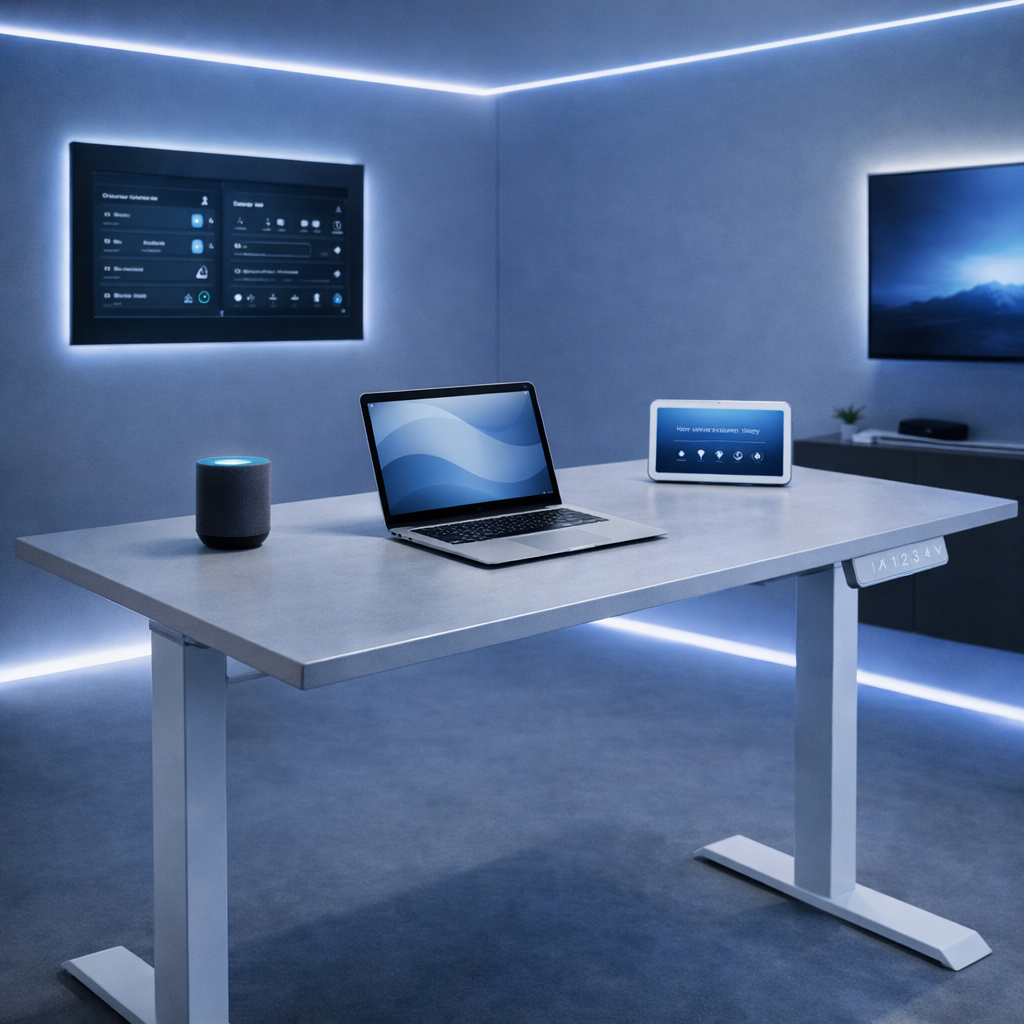 ZY-02 Dual Motor 2-Stage Standing Desk Coffee Shop Workspace Heavy Duty Commercial Table
