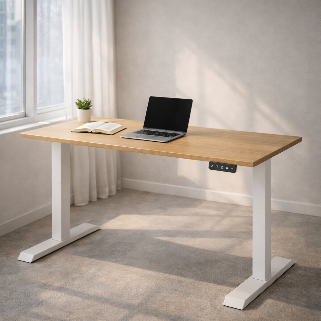 ZY-02 Dual Motor 2-Stage Standing Desk High Tech Control Room Workstation for Modern Office