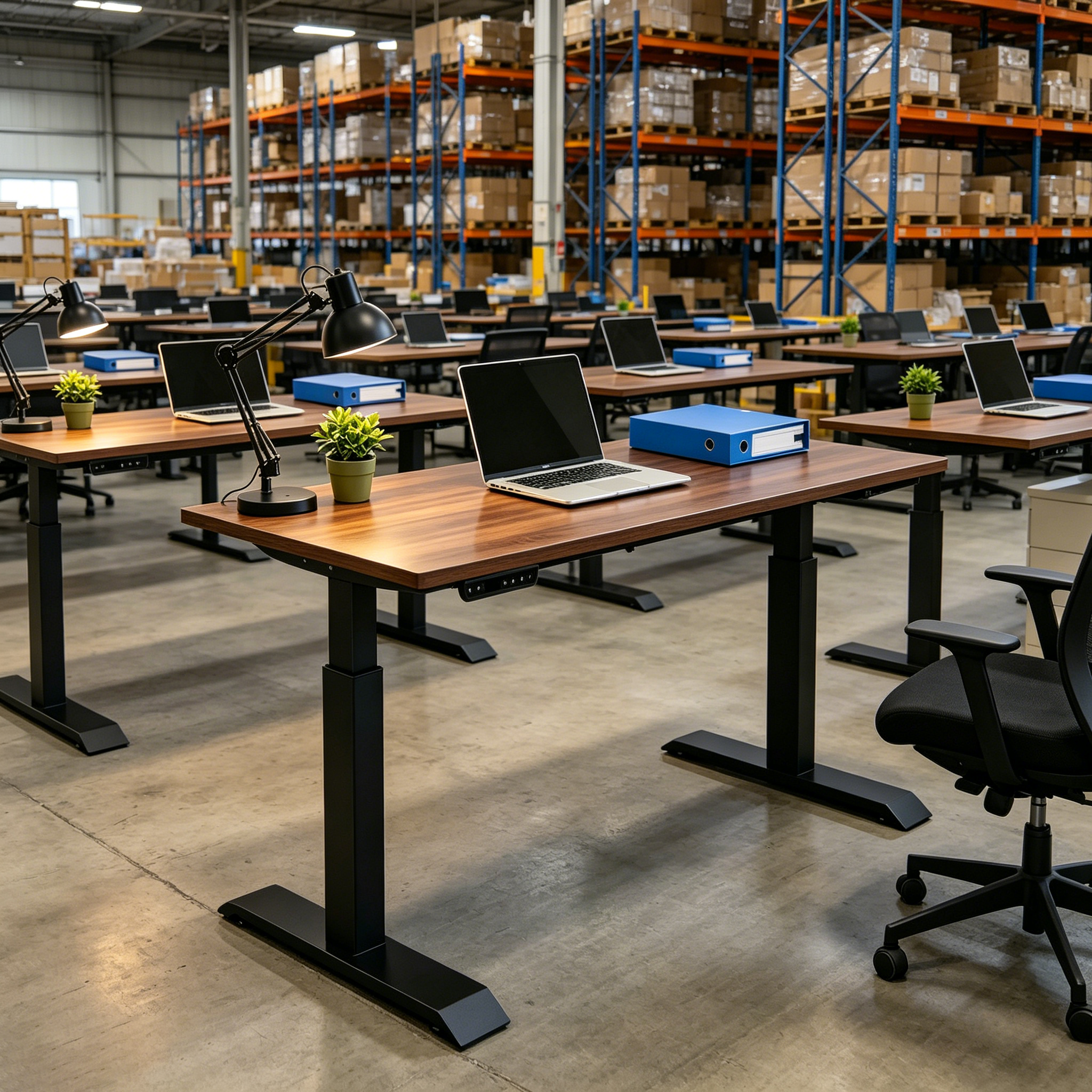 ZY-02 2-Stage Dual Motor Electric Sit Stand Desk with Bulk Supply Advantage for Furniture Importers