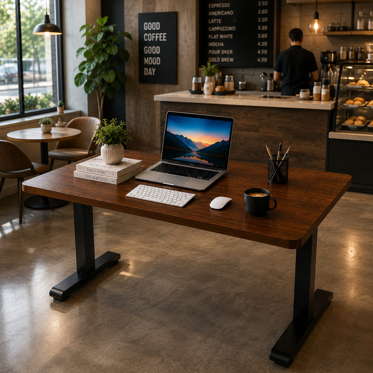 ZY-02 2-Stage Dual Motor Height Adjustable Workstation Desk with Durable Steel Frame for Trade Buyers