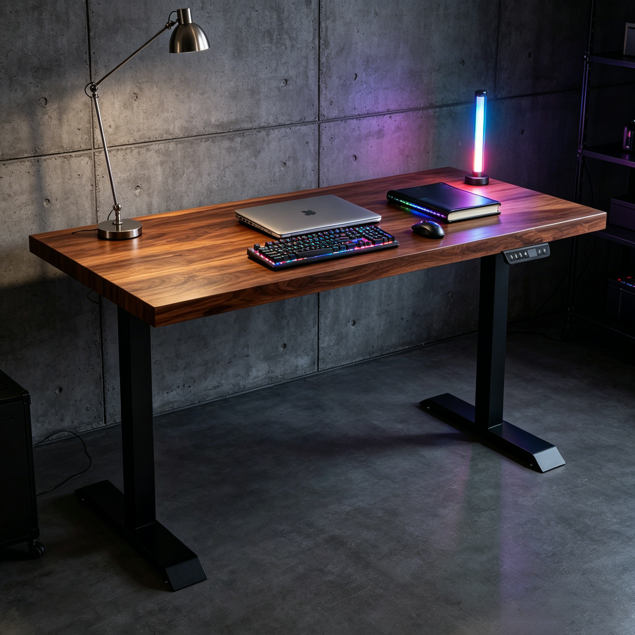 ZY-02 2-Stage Dual Motor Ergonomic Standing Desk with Fast Adjustment Benefit for Commercial Offices