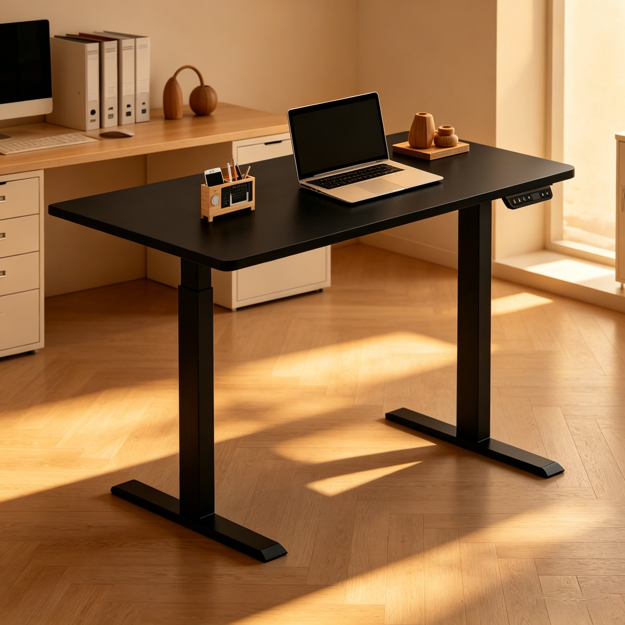 ZY-02 2-Stage Dual Motor Adjustable Office Desk with Heavy Duty Stability for Enterprise Workspace Projects