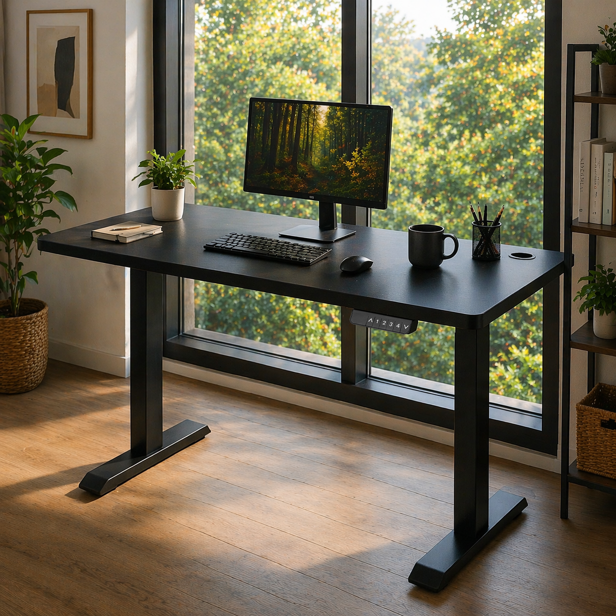 ZY-02 Dual Motor Standing Desk - Eco-Friendly Desk with Recyclable Materials