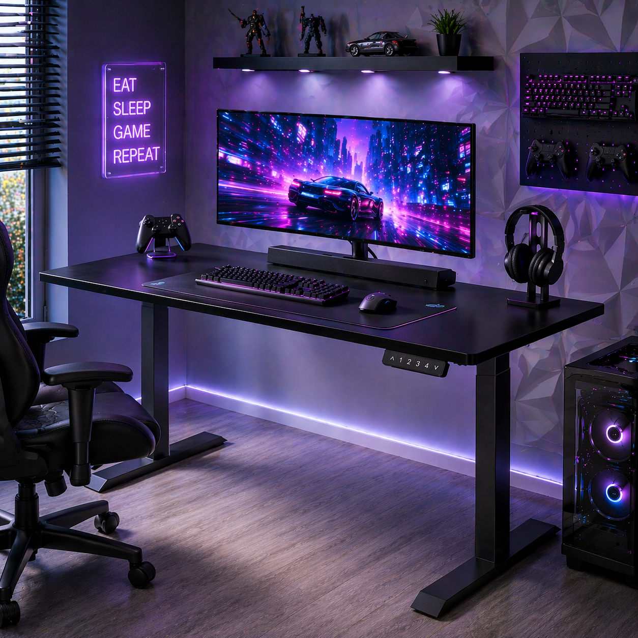 ZY-02 Dual Motor Standing Desk - Ultra-Stable Desk for Heavy Workloads