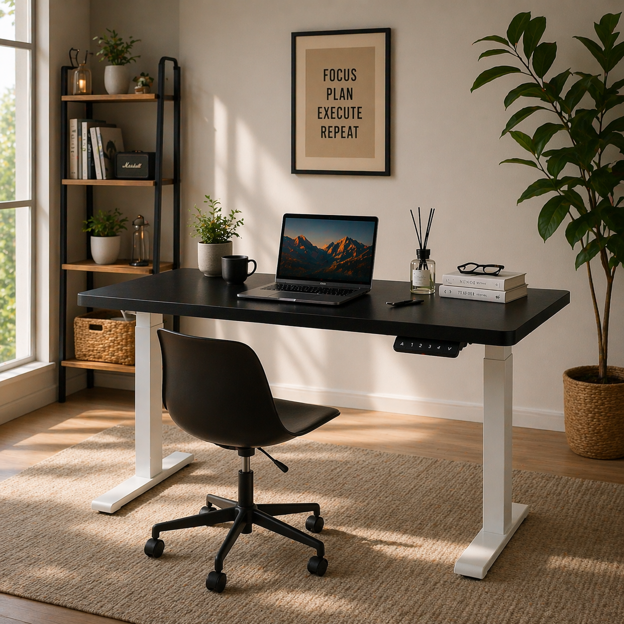 ZY-02 Dual Motor Electric Desk - Robust Steel Frame for Industrial Use