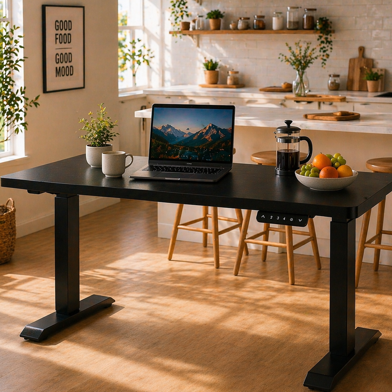 ZY-02 Dual Motor Electric Standing Desk - Smooth Height Adjustment for Office & Home Use