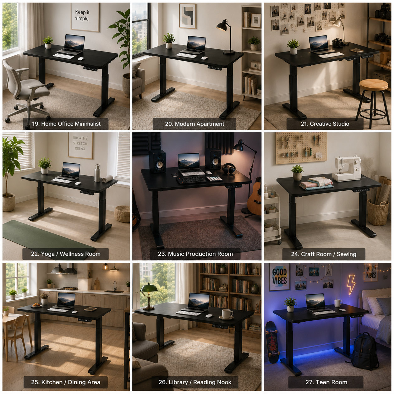ZY-02 Two-Stage Dual Motor Electric Desk Frame Solution with Strong Support for OEM Projects