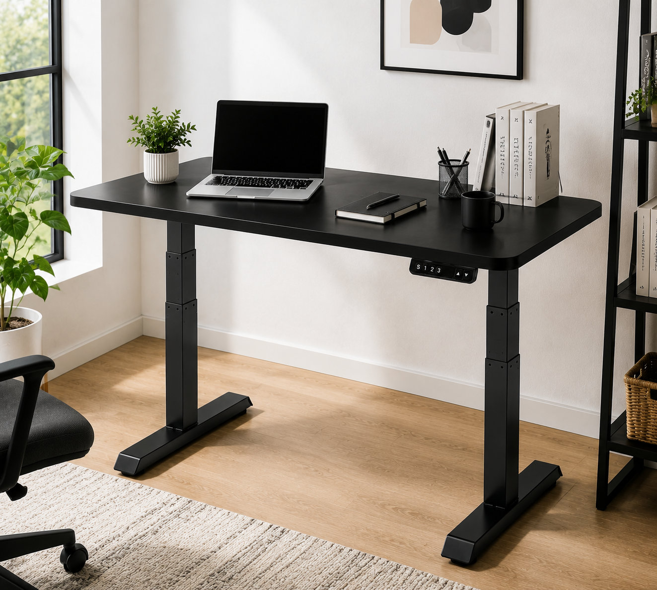 ZY-03 Three-Stage Lift Desk Base, Wide Height Flexibility for Design Studios and Creative Teams