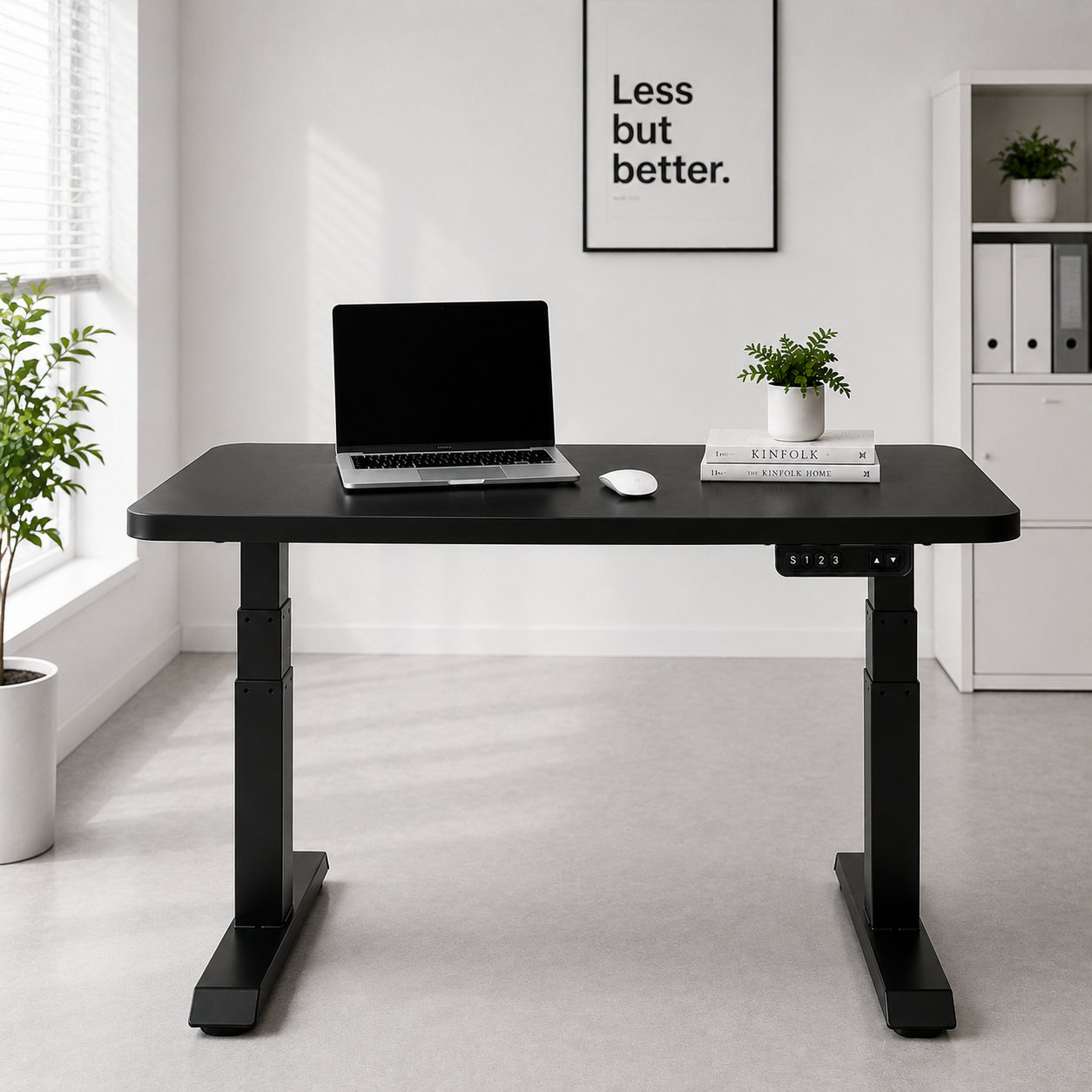 ZY-03 Dual Motor 3-Stage Adjustable Desk Frame, Wide-Fit Ergonomic Solution for Call Centers