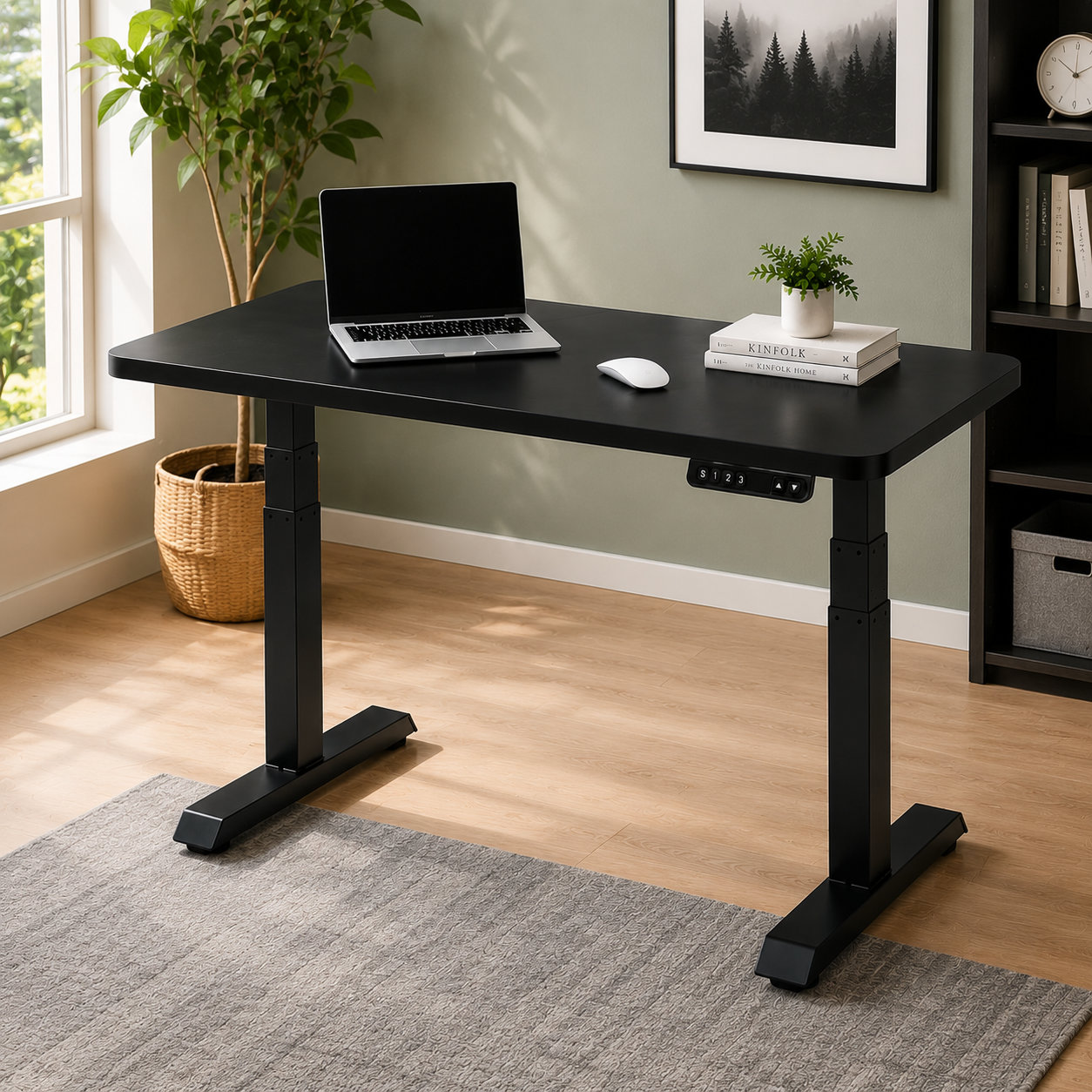 ZY-03 Dual-Drive Sit-Stand Table Understructure, Space-Efficient Packing for Franchise Office Networks