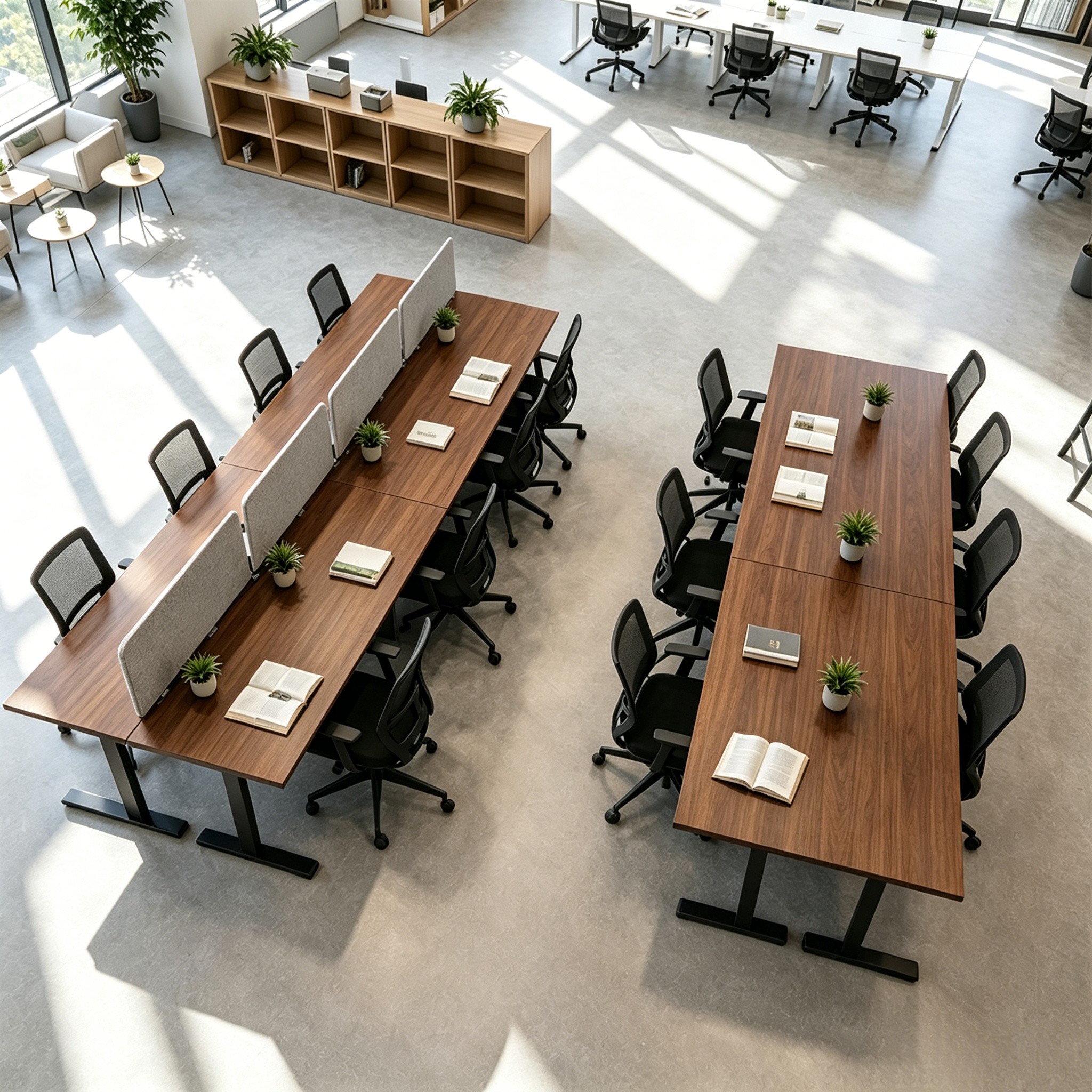 ZY-02 Commercial Dual Motor Lift Table with Quiet Height Adjustment for Executive Workspaces