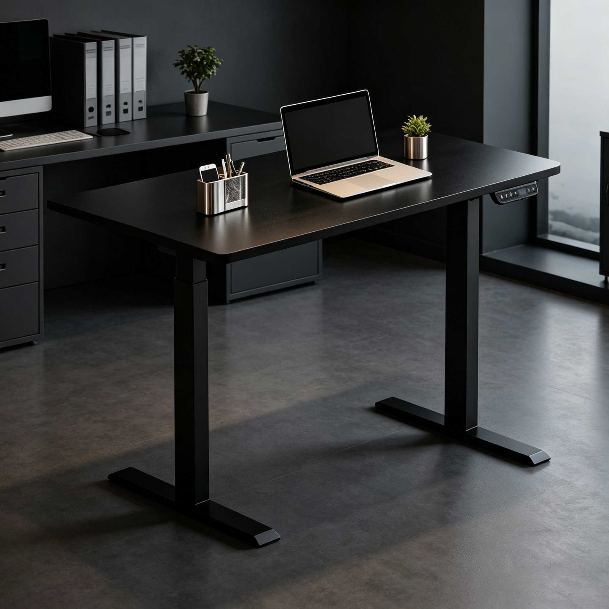 ZY-02 Electric Dual Motor Office Desk with Stable 2-Stage Lift System for Wholesale Buyers