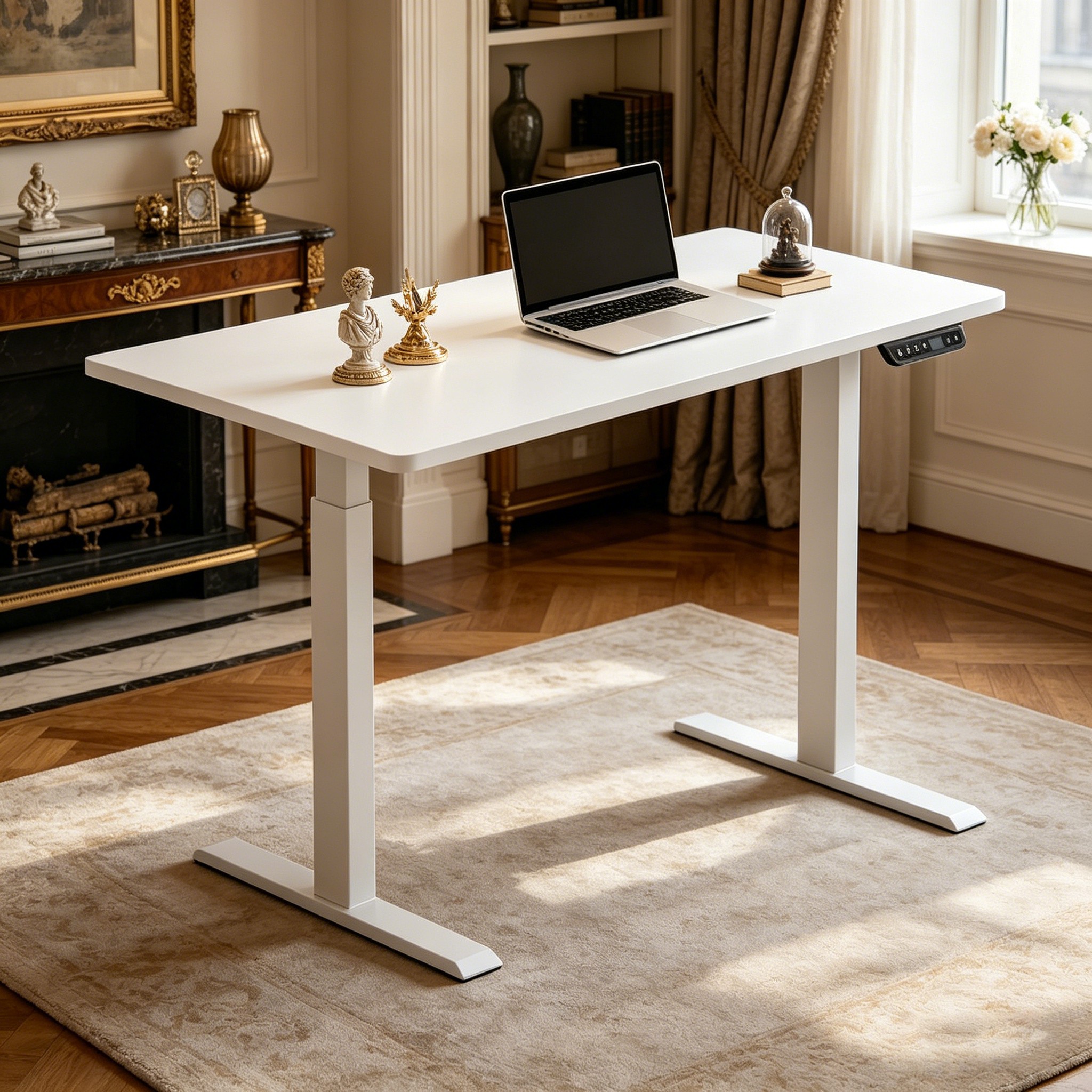 ZY-02 Adjustable Electric Office Desk Frame with Dual Motors for Modern Workspace Planning