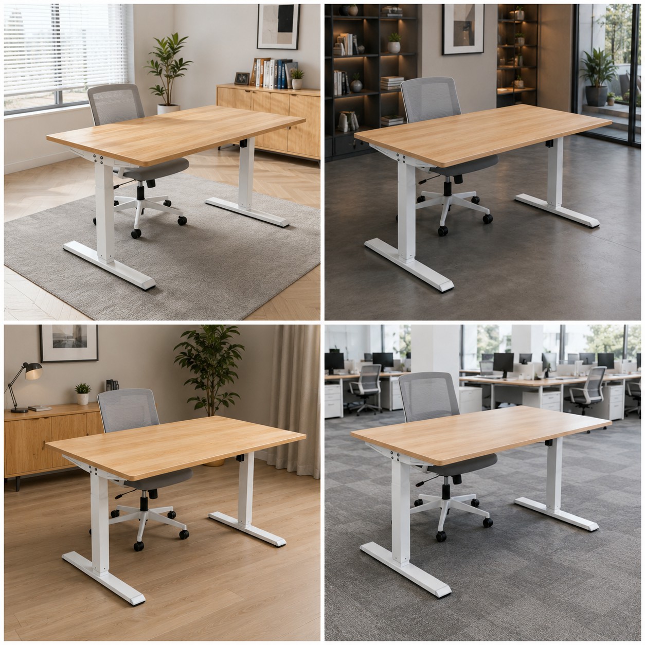 ZY-02 Commercial Motorized Desk Frame with Dual Lift Motors for Office Furniture Distributors
