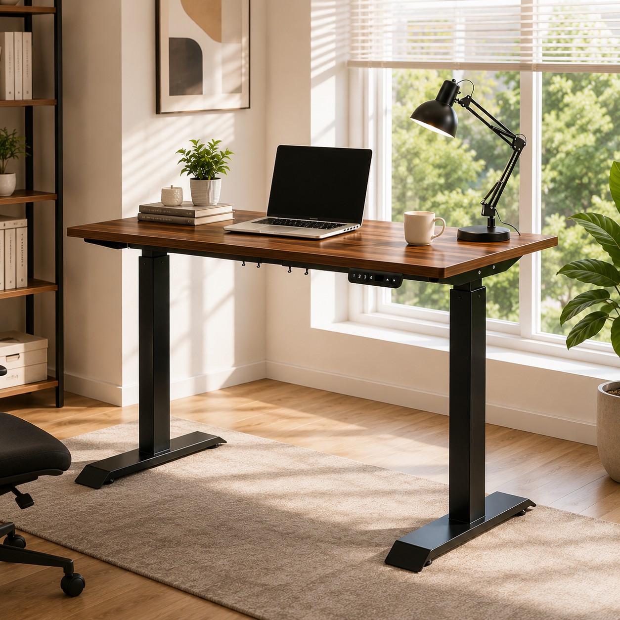 ZY-02 Dual Motor Ergonomic Office Table with Electric Lift Function for Smart Workspace Solutions