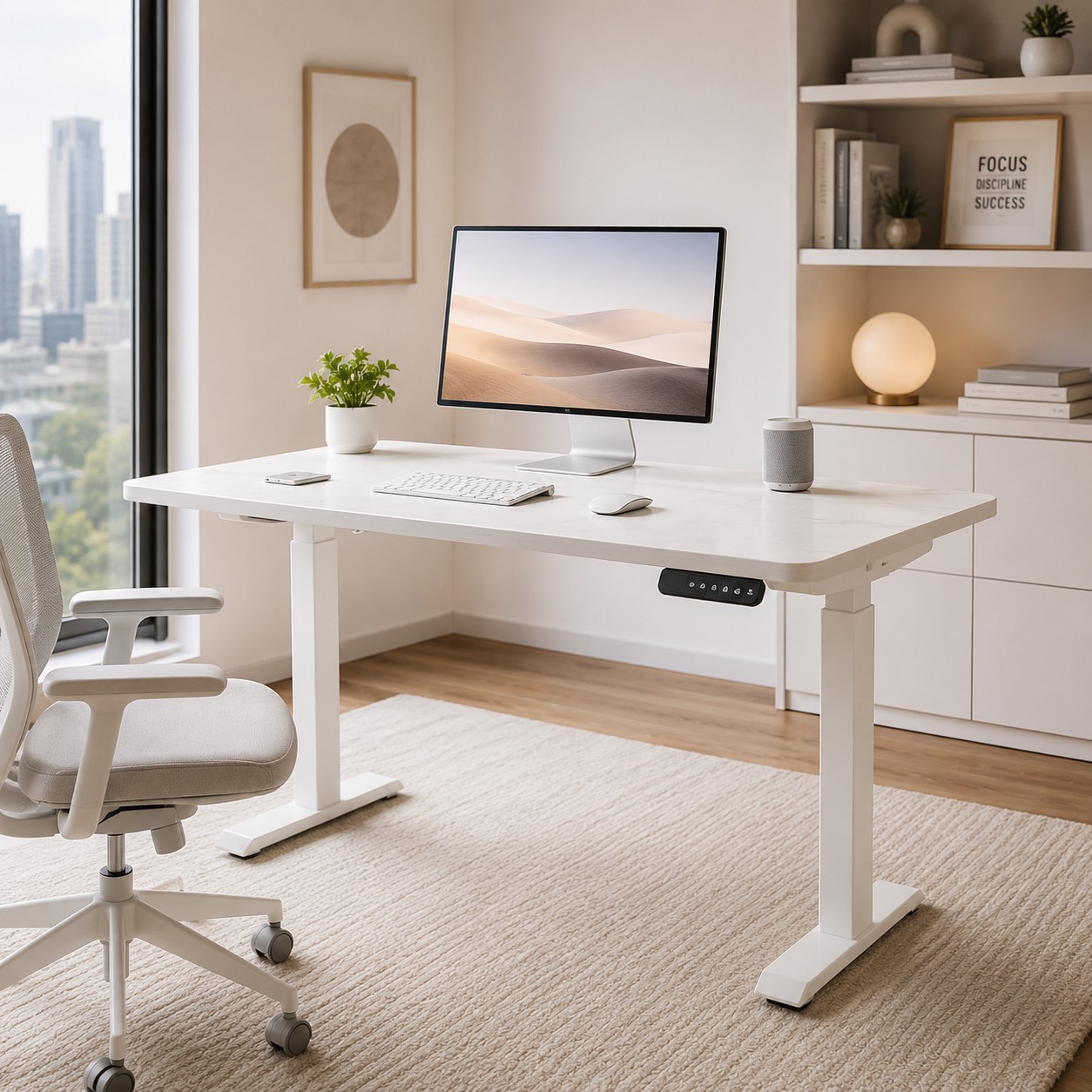ZY-02 Commercial Electric Desk System with Dual Motor Adjustment for Large Office Installations