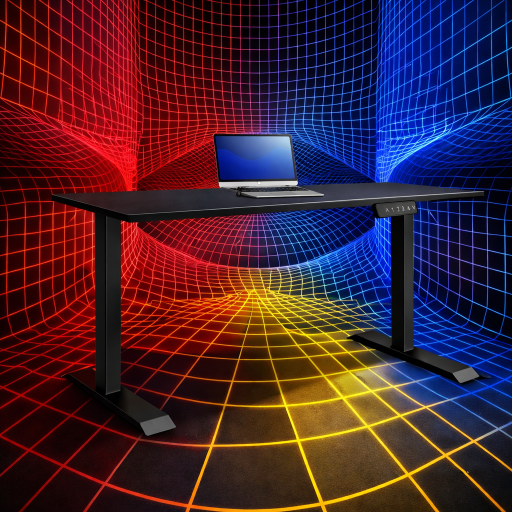 ZY-02 Dual Motor Standing Desk 2-Stage Smooth Quiet Lift with Modern Color Design for Creative Offices and Home Studios