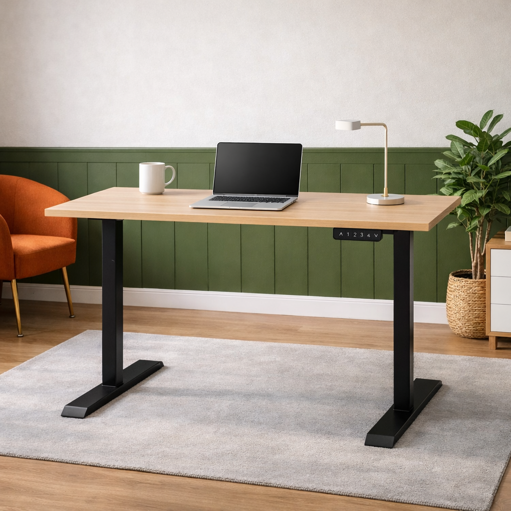 ZY-02 Dual Motor Sit Stand Desk 2-Stage Smart Memory Control Heavy Load Ergonomic Workstation for Modern Offices