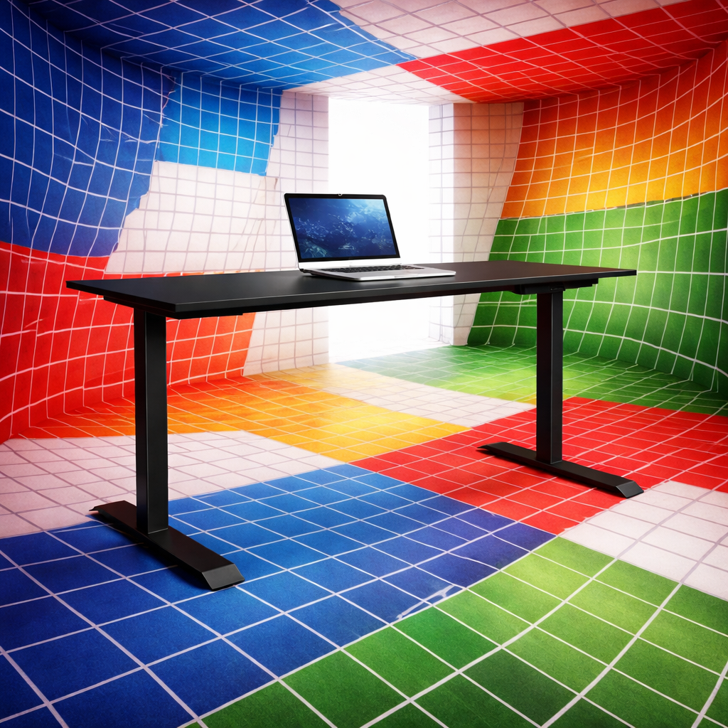 ZY-02 Dual Motor Adjustable Standing Desk 2-Stage Silent Lift Ergonomic Office Desk for Corporate Use