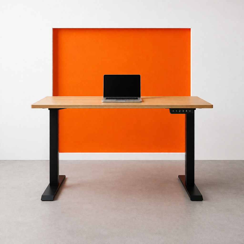 ZY-02 Dual Motor Adjustable Standing Desk 2-Stage Fast Lift Anti-Collision System for Open Office Workspace