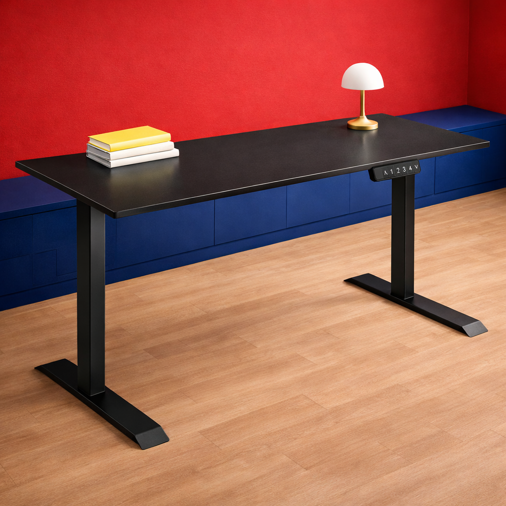 ZY-02 Dual Motor Adjustable Sit Stand Desk 2-Stage Smooth Stability Lift Durable Frame for Large Office Projects