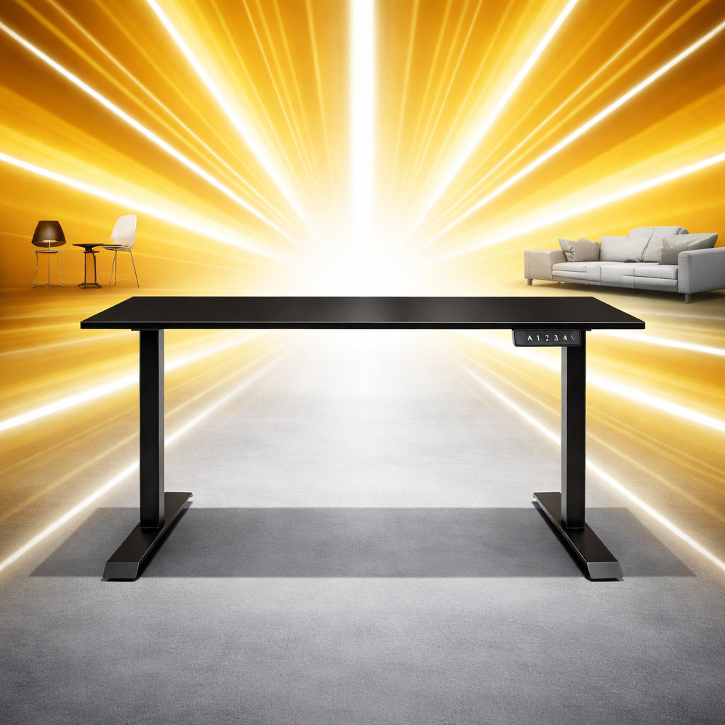 ZY-02 Dual Motor Standing Desk 2-Stage Stable Lift System for Training Rooms Education Spaces and Shared Workstations