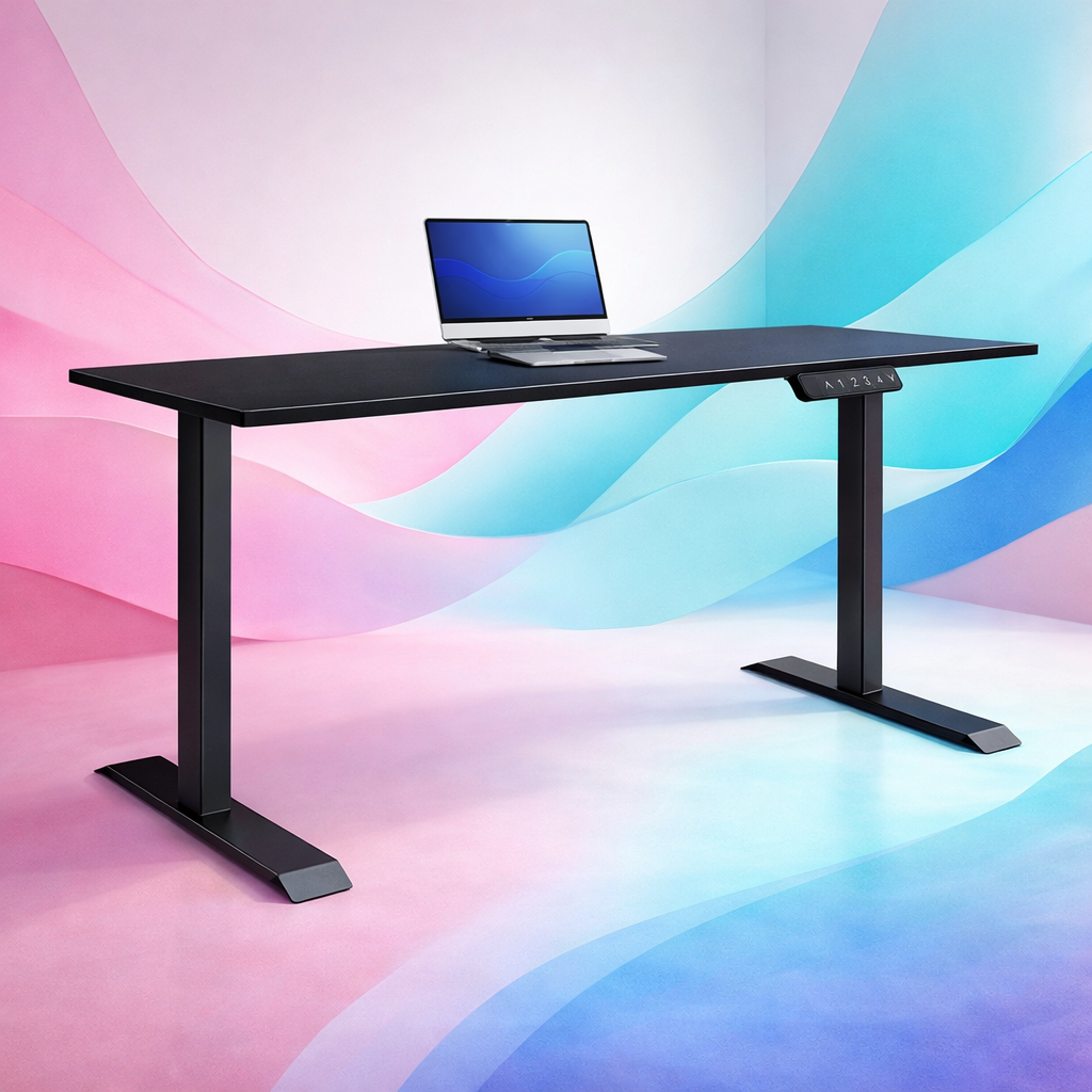 ZY-02 Dual Motor Standing Desk 2-Stage Smooth Lift Popular Standard Design for Global E-Commerce and Office Workstations