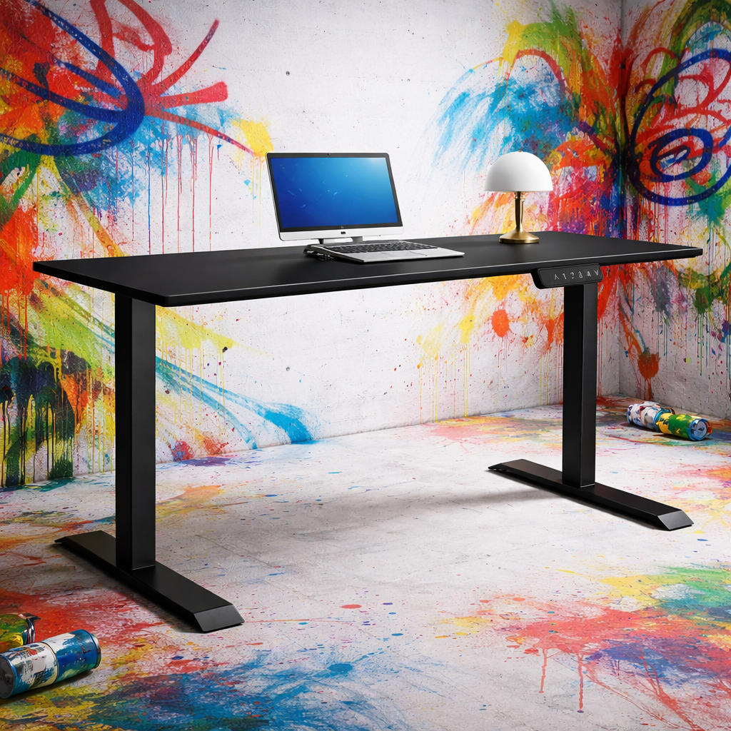 ZY-02 Dual Motor Standing Desk 2-Stage Heavy Duty Fast Lift System for Large Scale Office Projects and Bulk Procurement