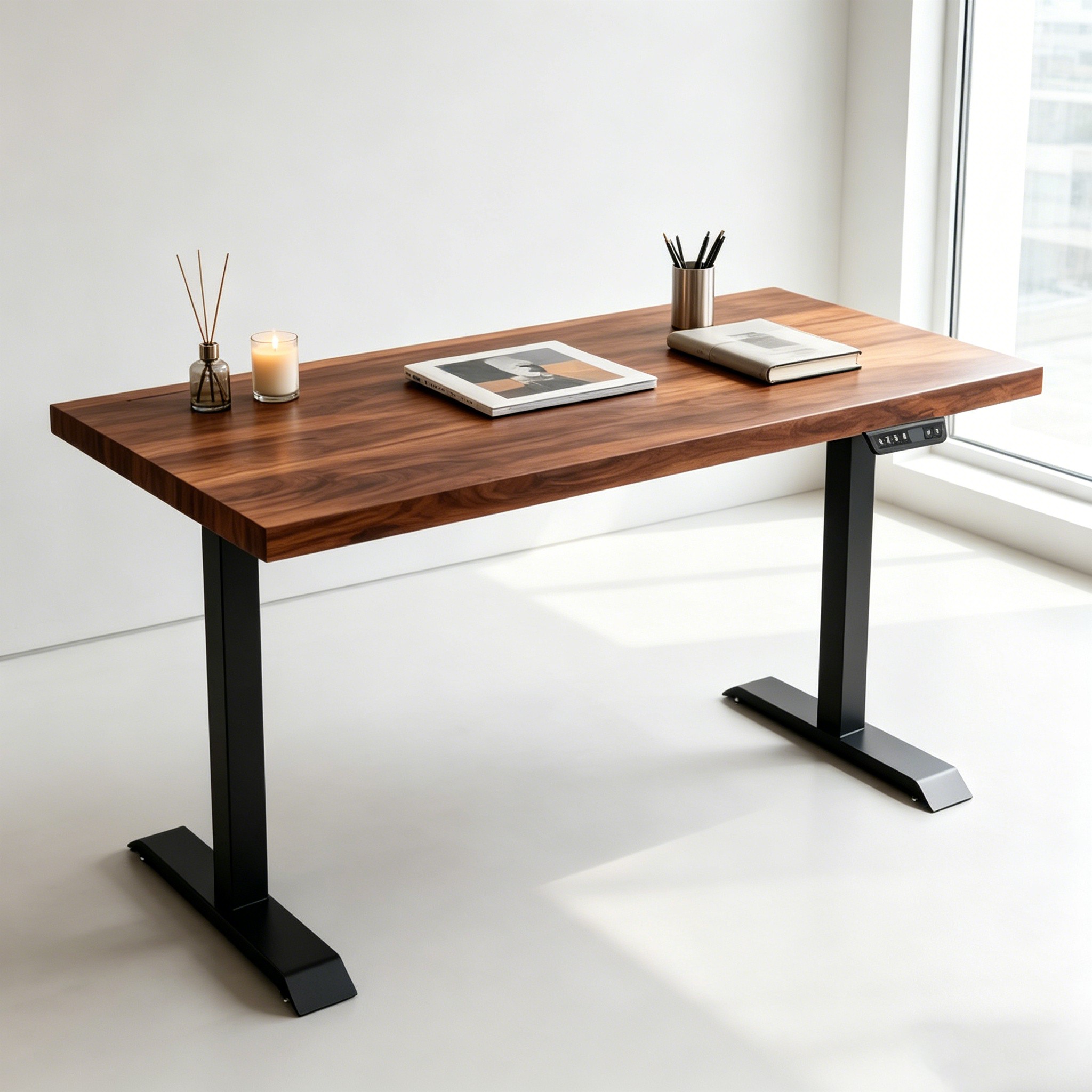 ZY-02 Premium Dual Motor 2-Stage Dual User Standing Desk Double Workstation Heavy Duty for Team Offices