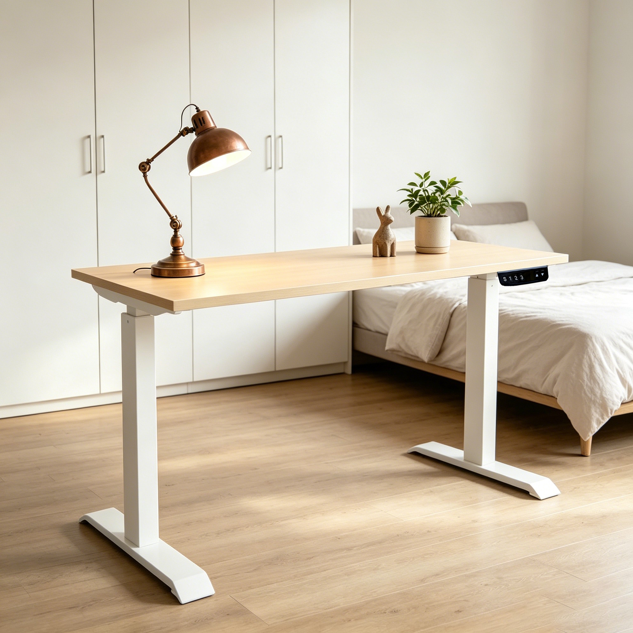 ZY-02 Dual Motor 2-Stage Standing Desk Anti Wobble Reinforced Frame Solution for Stable Office Work