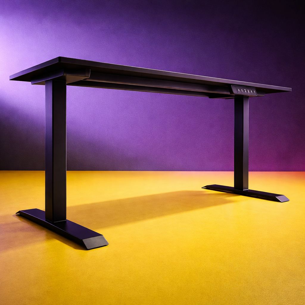 ZY-02 Pink Purple Neon Gradient Standing Desk