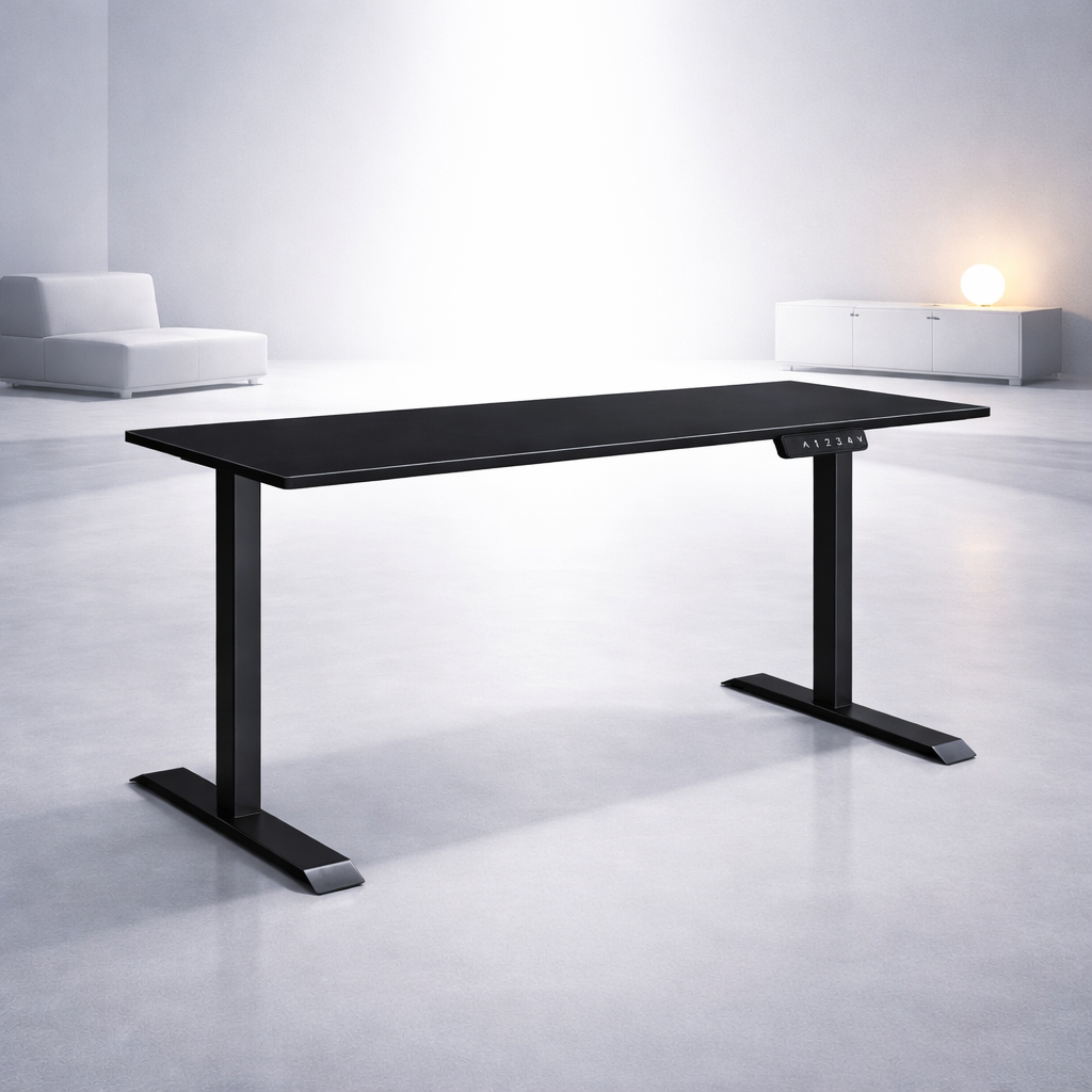 ZY-02 Dual Motor 2-Stage Electric Standing Desk Heavy Duty Stable Frame for Corporate Office Bulk Procurement