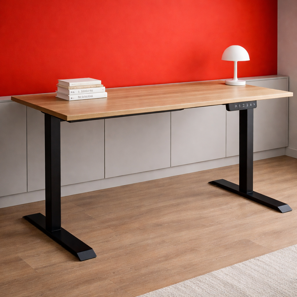 ZY-02 Dual Motor 2-Stage Electric Standing Desk Elegant Home Office Height Adjustable Quiet Lift Smart Workstation