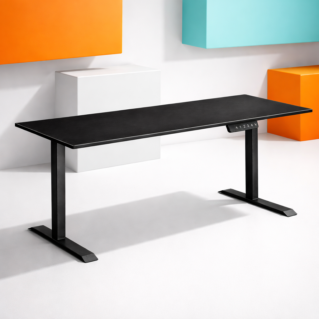 ZY-02 Blue Green Gradient Lighting Standing Desk