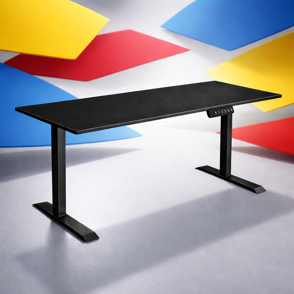 ZY-02 Blue Orange Contrast Studio Standing Desk
