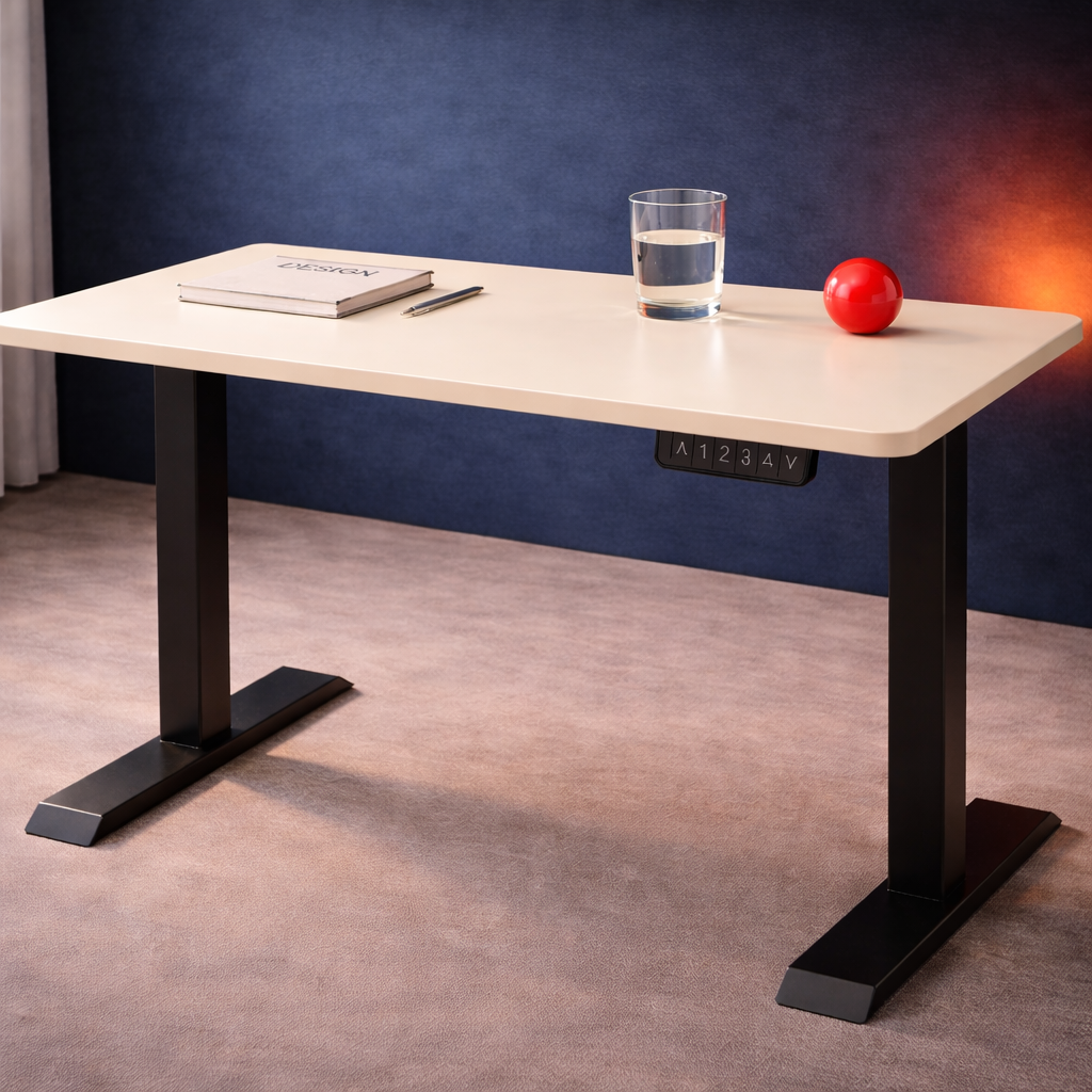 ZY-02 Natural Wood Electric Height Adjustable Standing Desk