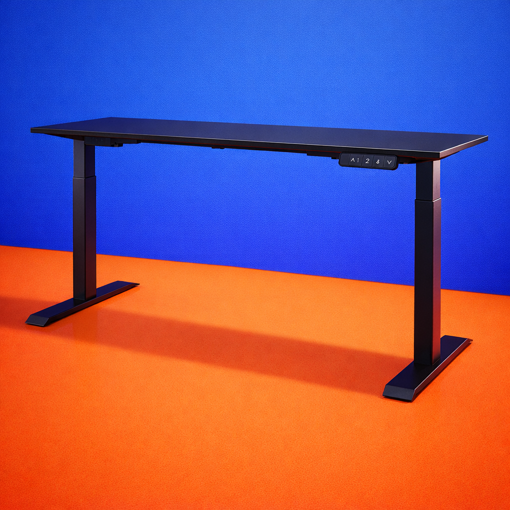 ZY-02 Neon Grid Perspective Futuristic Standing Desk
