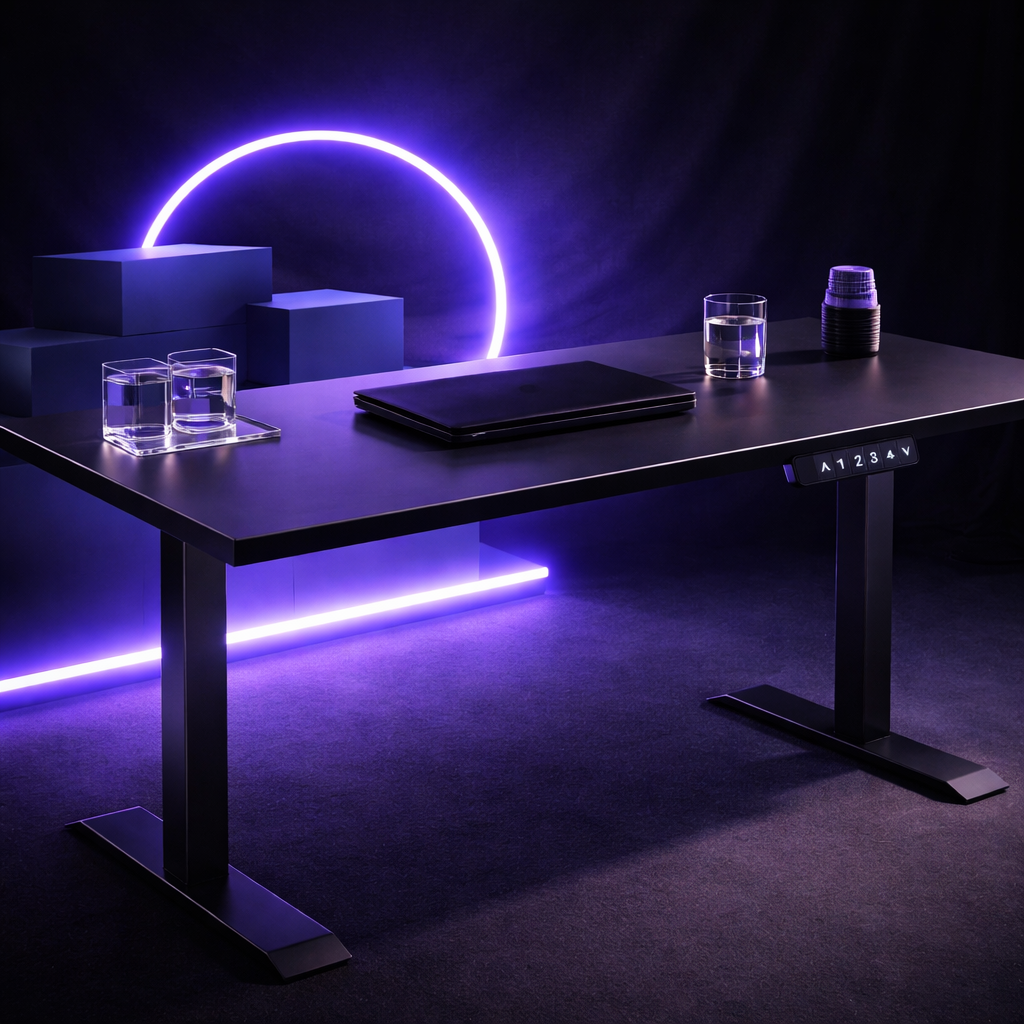 ZY-02 Marble Texture Electric Height Adjustable Standing Desk