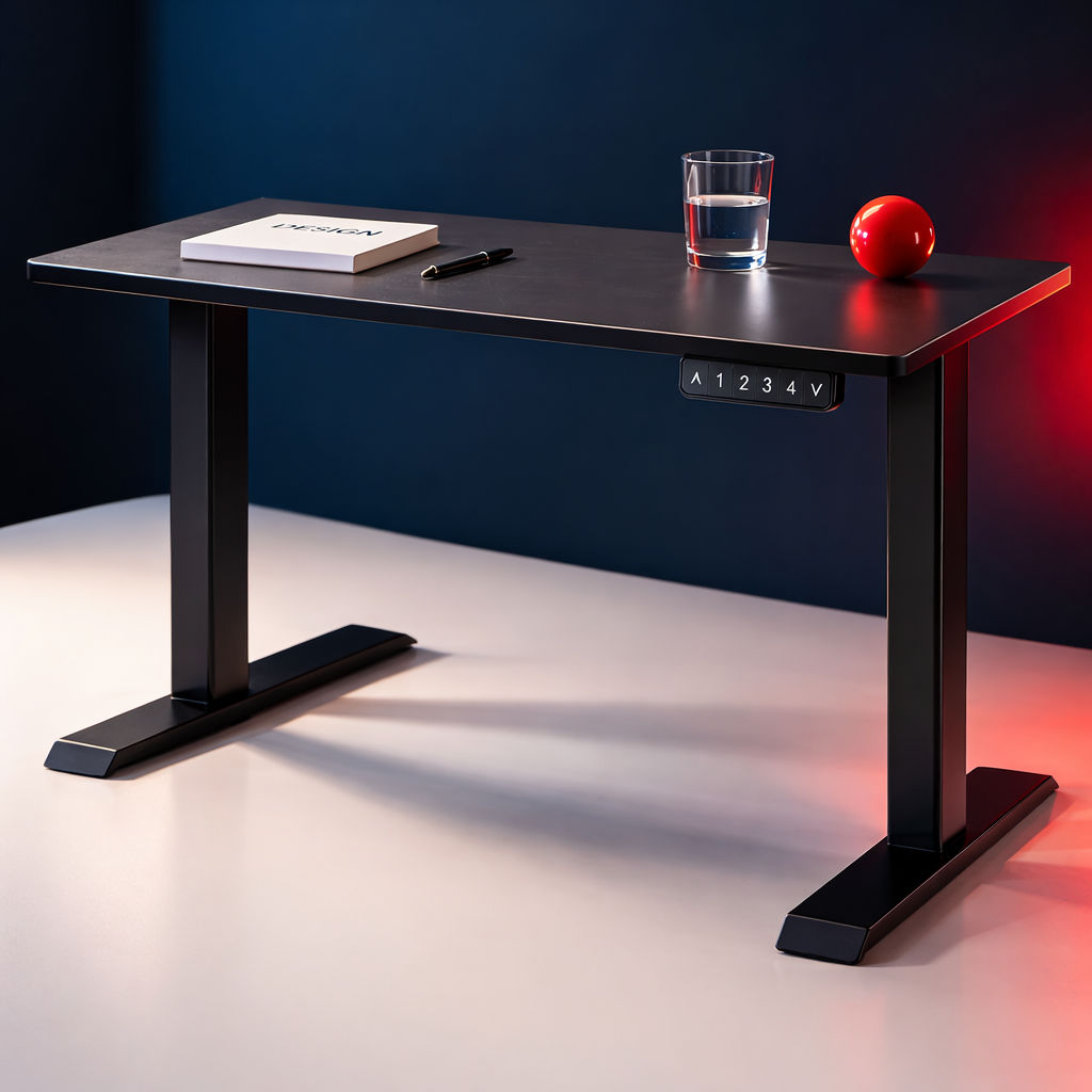 ZY-02 White Electric Height Adjustable Standing Desk