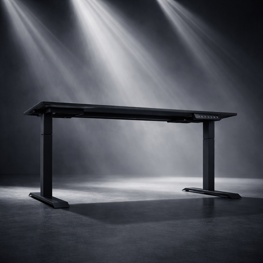 ZY-02 Golden Light Burst Perspective Standing Desk