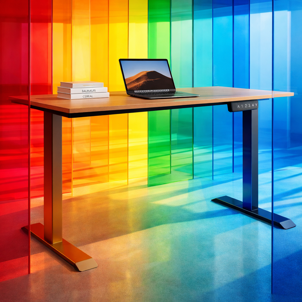 ZY-02 Dual Motor 2-Stage Electric Standing Desk Ultra Modern Minimalist Adjustable Height for Premium Showroom Space