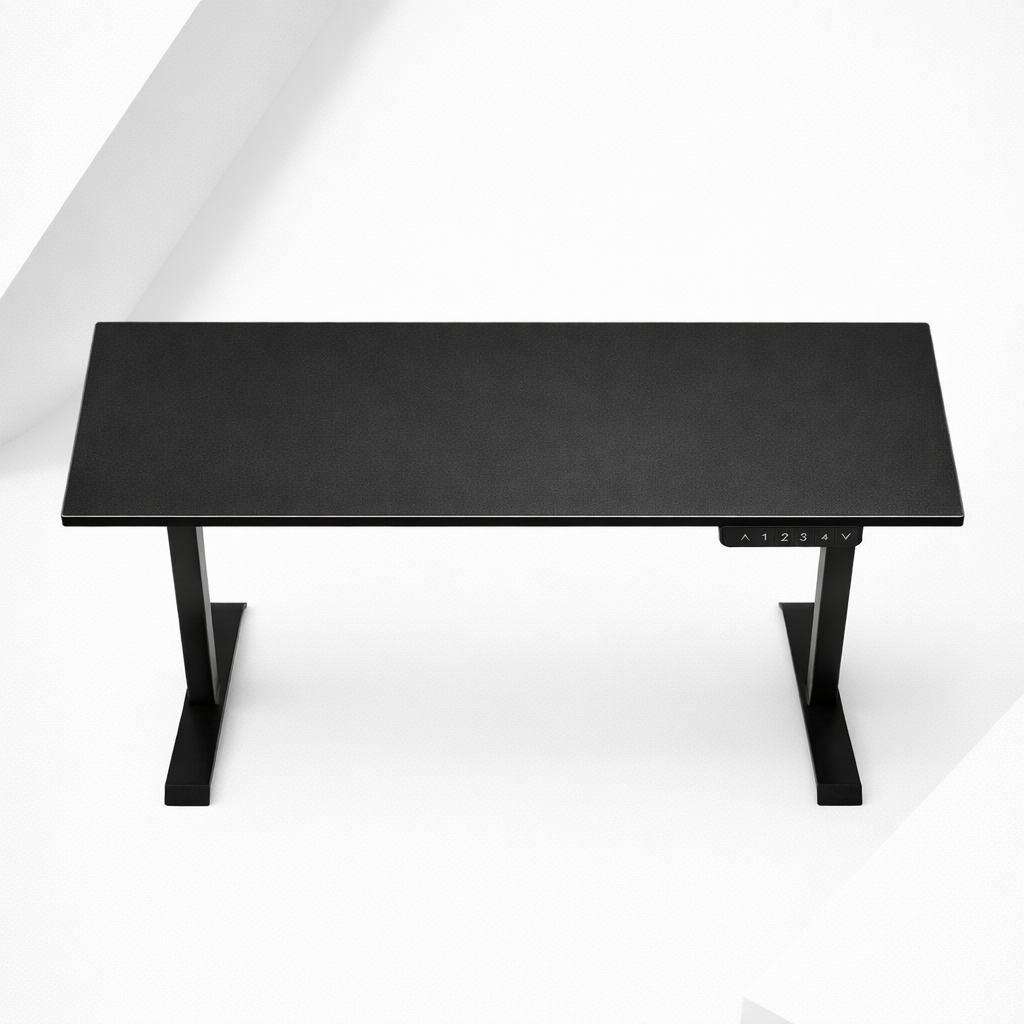 ZY-02 Blue Yellow Wave Pattern Standing Desk