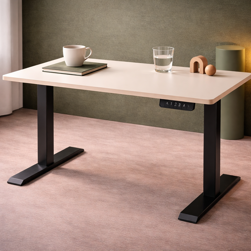 ZY-02 Black Modern Electric Height Adjustable Standing Desk